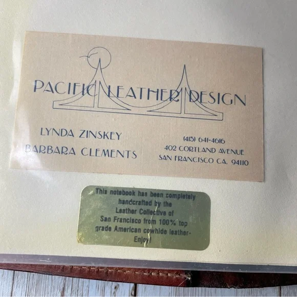 VINTAGE HAND CRAFTED LEATHER JOURNAL - Picture 5 of 10